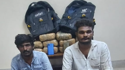 22kg of ganja seized in Trichy; two arrested
