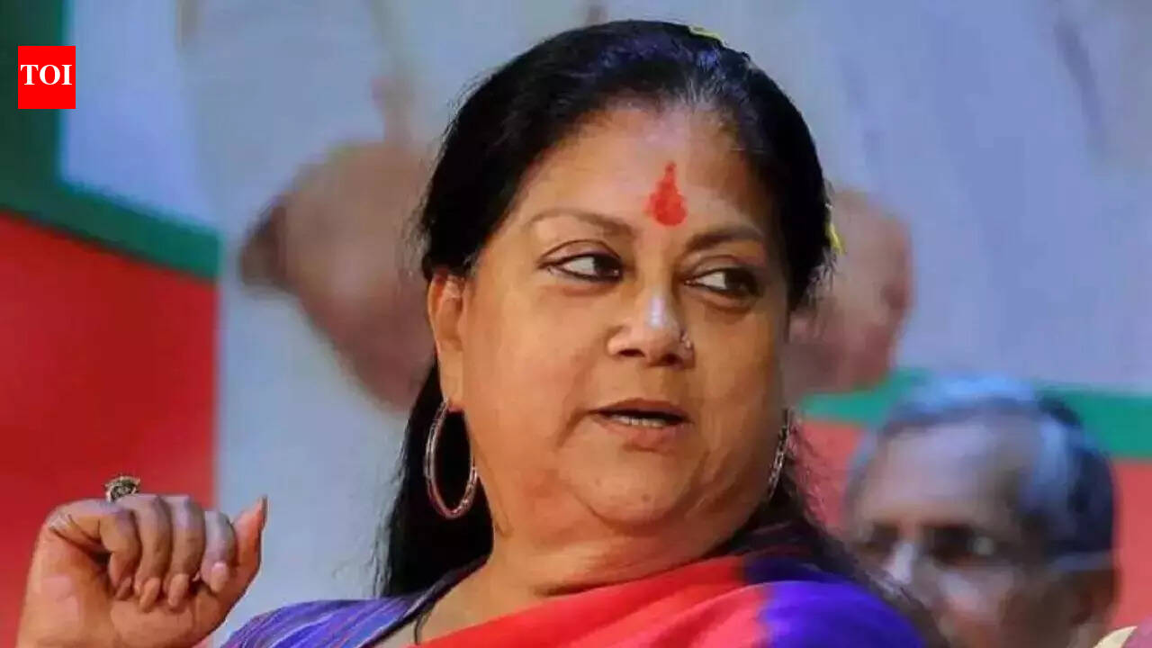 Raje: Vasundhara Raje heads to Delhi amid Rajasthan CM suspense | India ...