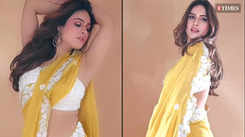 Nehhaa Malik oozes elegance in a yellow saree as she grooves to 'Tum Kya Mile' from 'Rocky Aur Rani Kii Prem Kahaani'