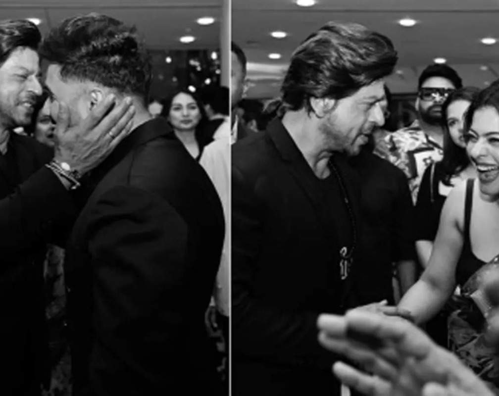 
Unseen PICS captured: Shah Rukh Khan's sweet moments with Kajol; Vir Das, Ranbir Kapoor and Ranveer Singh enjoy 'The Archies'
