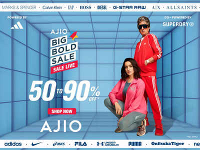 Get set to be all things trendy! AJIO Big Bold Sale is live to treat you to  amazing deals on your favourite sneaker brands - Times of India