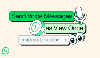 WhatsApp users can now send view once voice messages, here's how