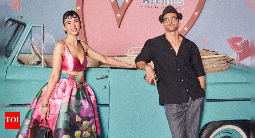 ‘It was a fun night’: Hrithik Roshan shares picture with girlfriend Saba Azad from ‘The Archies’ screening | Hindi Movie News – Times of India