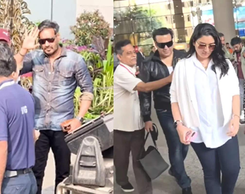 
Ajay Devgn ignores paps’ request to pose for cameras; Govinda’s daughter asks paparazzi to be careful at airport
