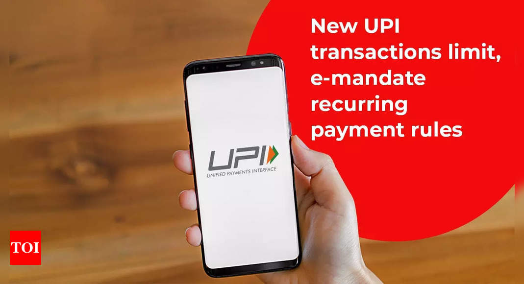 RBI announces new UPI transaction limits, change in rules for e-mandates for recurring payments