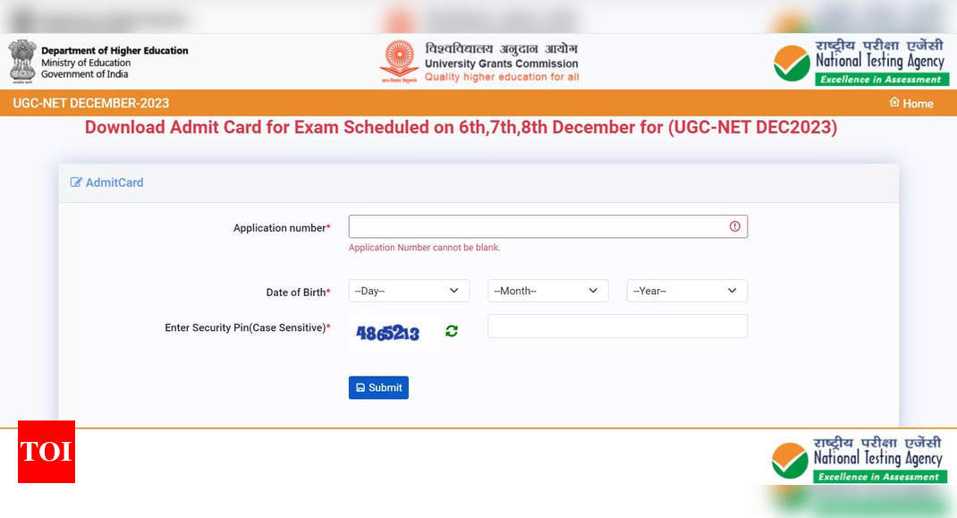 UGC NET 2023: UGC NET 2023: Phase 2 admit cards for the December cycle releasing shortly