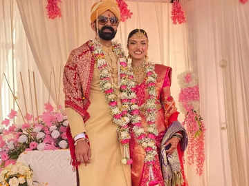 Manasi Moghe and Surya Sharma tie the knot in an intimate wedding ceremony!