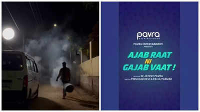 Behind-the-Scenes peek: Aarohi Patel and Bhavya Gandhi shine in 'Ajab Raat Ni Gajab Vaat’