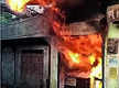 
Property & goods worth lakhs gutted in fire at electronic shop

