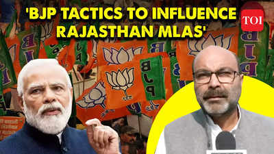 Congress leader Ajay Kumar Lallu raises eyebrows, alleges BJP tactics to influence Rajasthan MLAs, points finger at PM Modi and Vasundhara Raje's son