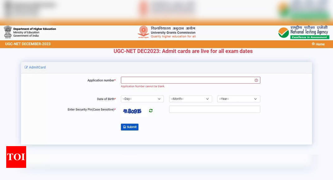 UGC NET Phase 2 Admit Card 2023 released at ugcnet.nta.ac.in, direct link to download