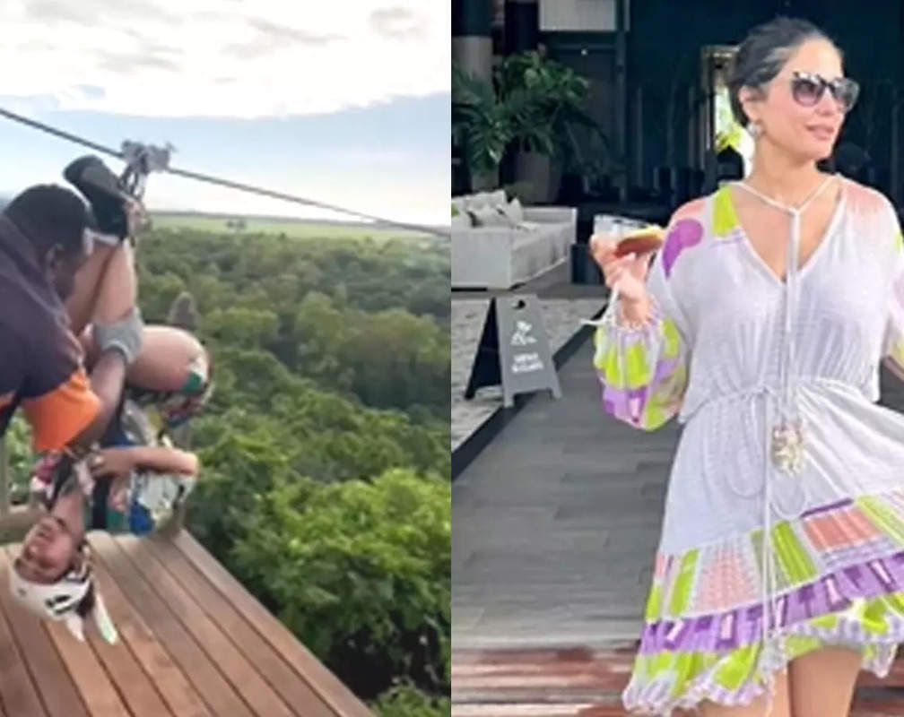 
Hina Khan enjoys zip-lining in Mauritius: 'If it’s not risky, what’s the FUN'
