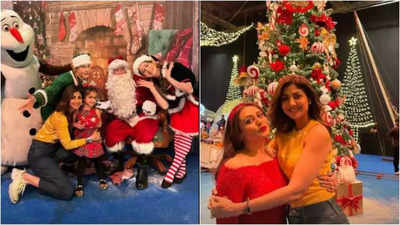 Shilpa Shetty shares glimpses from Rani Mukerji's daughter Adira's Christmas-themed birthday bash
