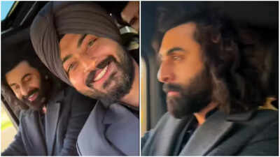 Viral: Ranbir Kapoor chills with on-screen cousins from 'Animal' in