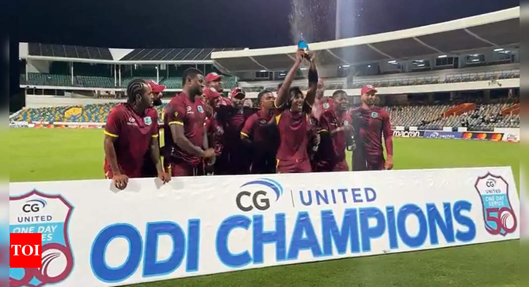 Watch: West Indies Celebrate After Ending A 16-year Wait To Beat ...