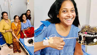 Megha Ghadge celebrates her birthday in the hospital with family