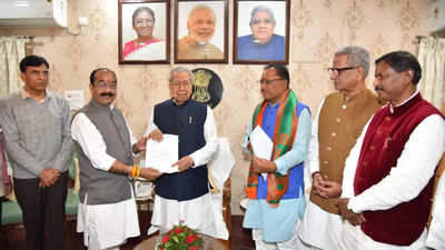 Vishnu Deo Sai stakes claim to form government in Chhattisgarh