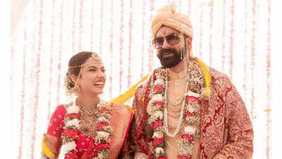 Surya Sharma ties the knot with Manasi Moghe in a traditional Maharashtrian ceremony