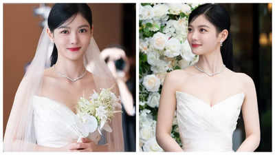 Kim Yoo Jung stuns as bride in 'My Demon'; fans hail her wedding gown