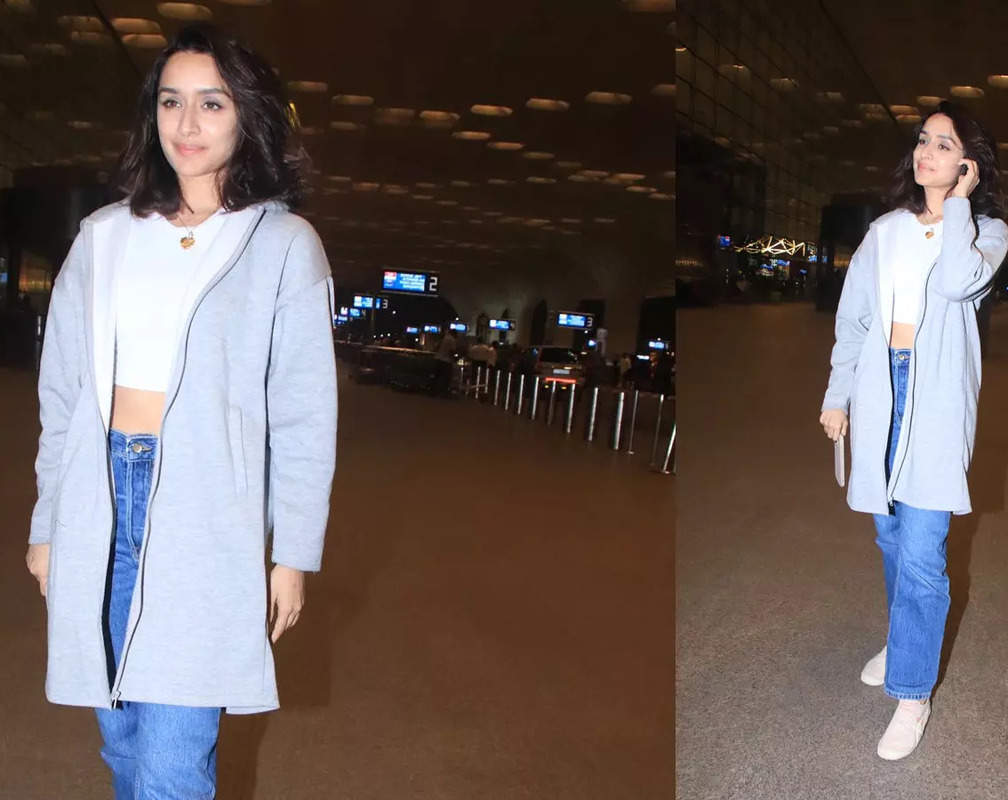 
Shraddha Kapoor is all smiles as gets spotted at Mumbai airport, interacts in Marathi with paparazzi
