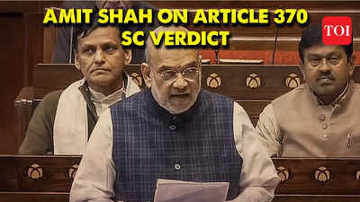 'Govt's decision was constitutional': HM Amit Shah lauds SC verdict on upholding the abrogation of Article 370