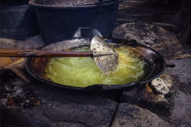 Balinese cooking class in a village