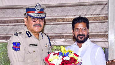 Suspension of Telangana top cop, who met Revanth Reddy on counting day, revoked