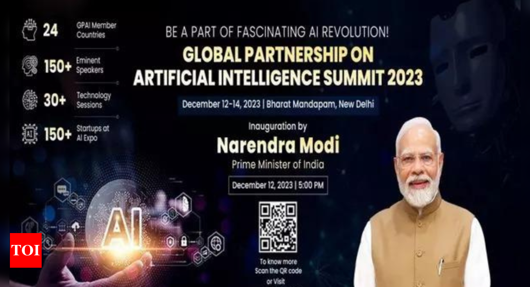 PM Modi News: PM Narendra Modi to inaugurate GPAI Summit 2023 to propel AI innovation today | India News