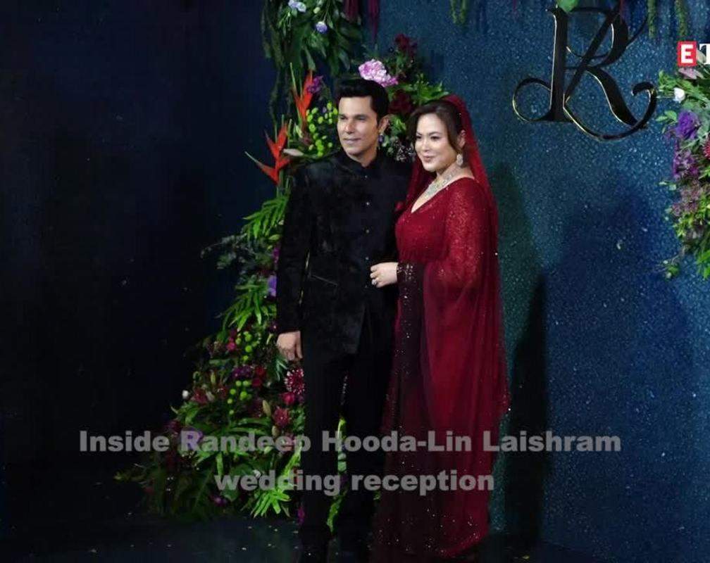 
‘In our eternal garden of Eden’: Randeep Hooda and Lin Laishram dazzle in ethnic outfits at their wedding reception in Mumbai
