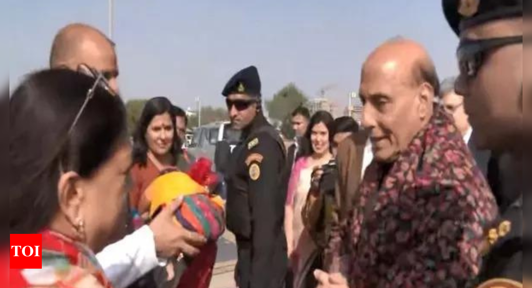 Rajnath Singh And BJP Observers Arrive In Jaipur For BJP Legislature ...