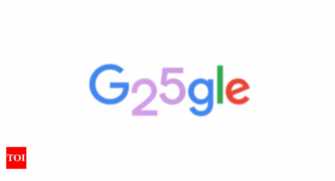Google celebrates 25 years of search with this interactive online Doodle  game - Times of India