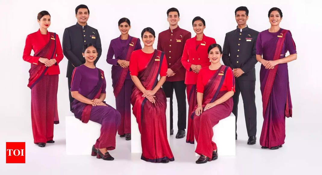 Air India unveils Manish Malhotra-designed new uniforms for cabin & cockpit crew