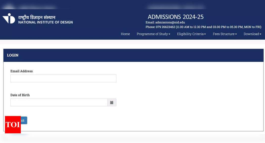 NID DAT Admit Card 2024 released at admissions.nid.edu, direct link here