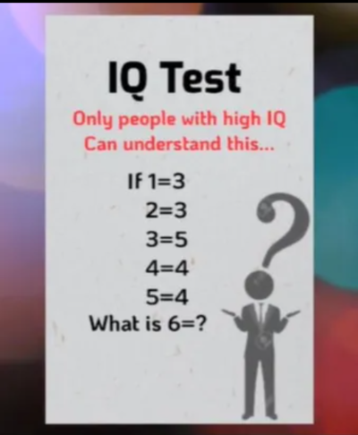 Test your IQ level with this math brainteaser