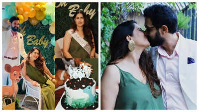 Vikrant Massey hosts a jungle-themed baby shower for wife Sheetal Thakur - See inside photos