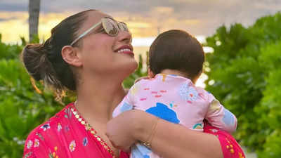 Bipasha Basu shares Devi's adorable princess look as she turns 13 months old: 'My Mishti Devi, her time just flies' - WATCH video