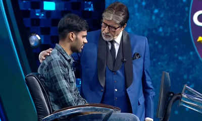 Kaun Banega Crorepati 15: Contestant Sumit tears up after sharing his father’s journey as a vegetable seller; Big B pats him and says ‘I am proud of you’