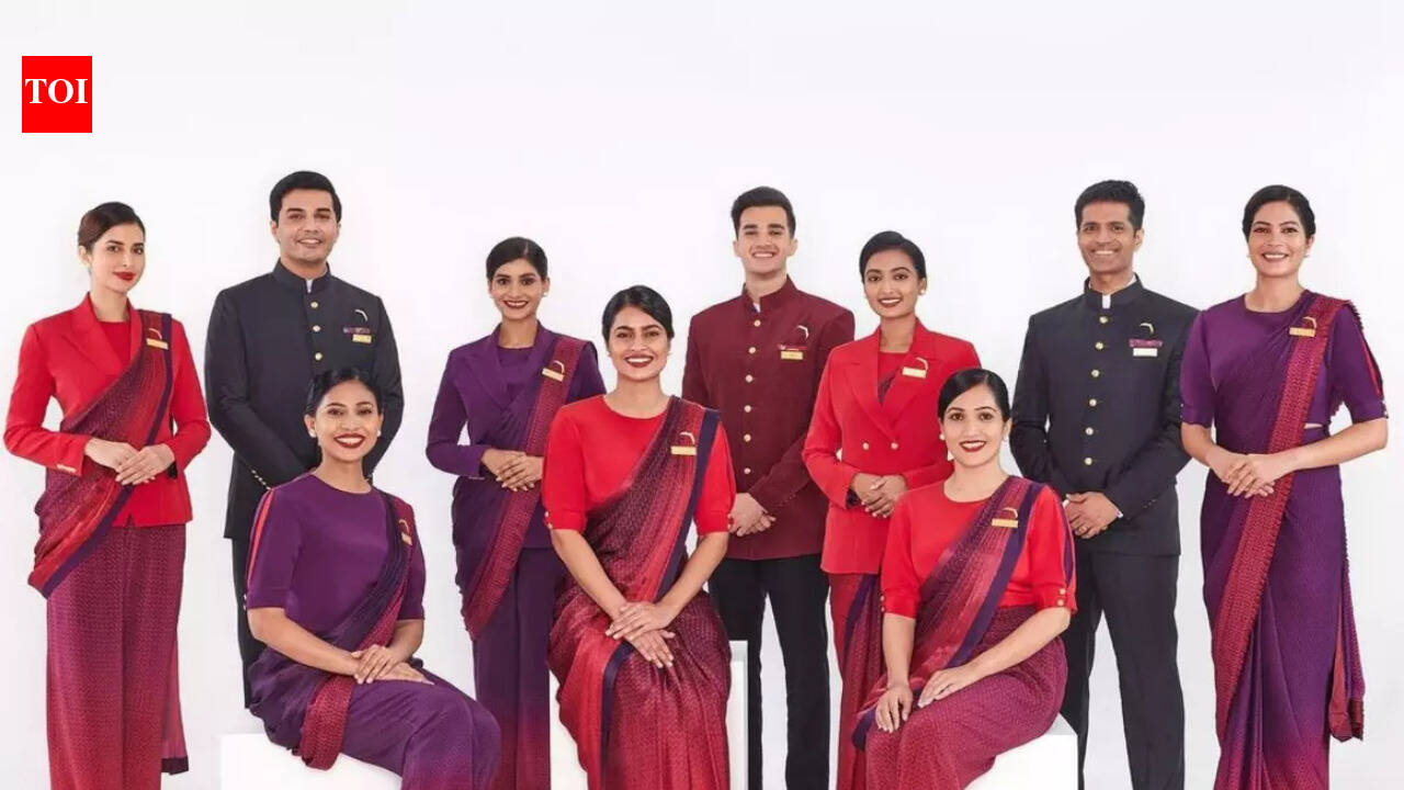 Air India New Uniform: From sari pantsuits to bandhgalas: Manish Malhotra unveils Air India's new cabin crew uniforms