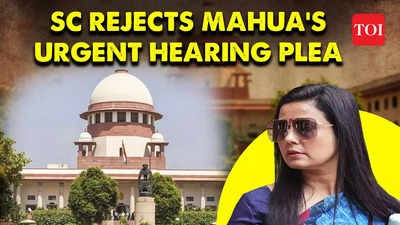 Mahua Moitra's expulsion from Lok Sabha: SC rejects Mahua's urgent hearing plea