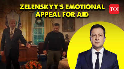 Volodymyr Zelenskyy meets Joe Biden at White House, appeals to US Congress to pass new military aid package