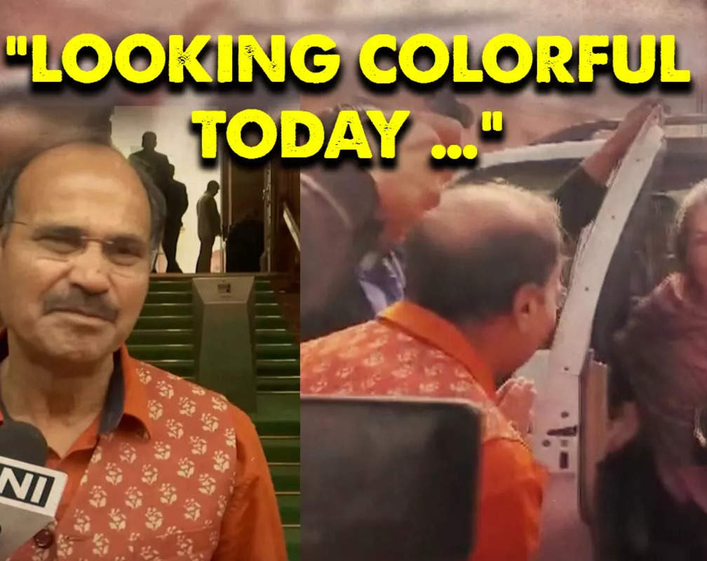 
Watch: Sonia Gandhi's reaction on Adhir Ranjan Chowdhury’s ‘saffron outfit’
