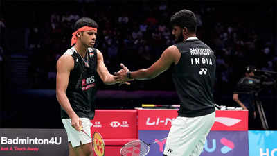 Badminton stars Satwiksairaj Rankireddy and Chirag Shetty recommended for Khel Ratna