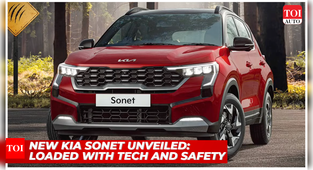 All-new Kia Sonet unveiled, bookings to start from December 20: Gets ADAS, ventilated seats and more