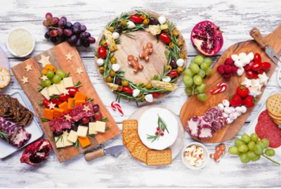 Celebrating Christmas with gourmet grazing tables