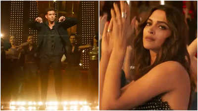 Deepika Padukone, Hrithik Roshan tease fans with a glimpse of their dance number from 'Fighter' set to release tomorrow - WATCH
