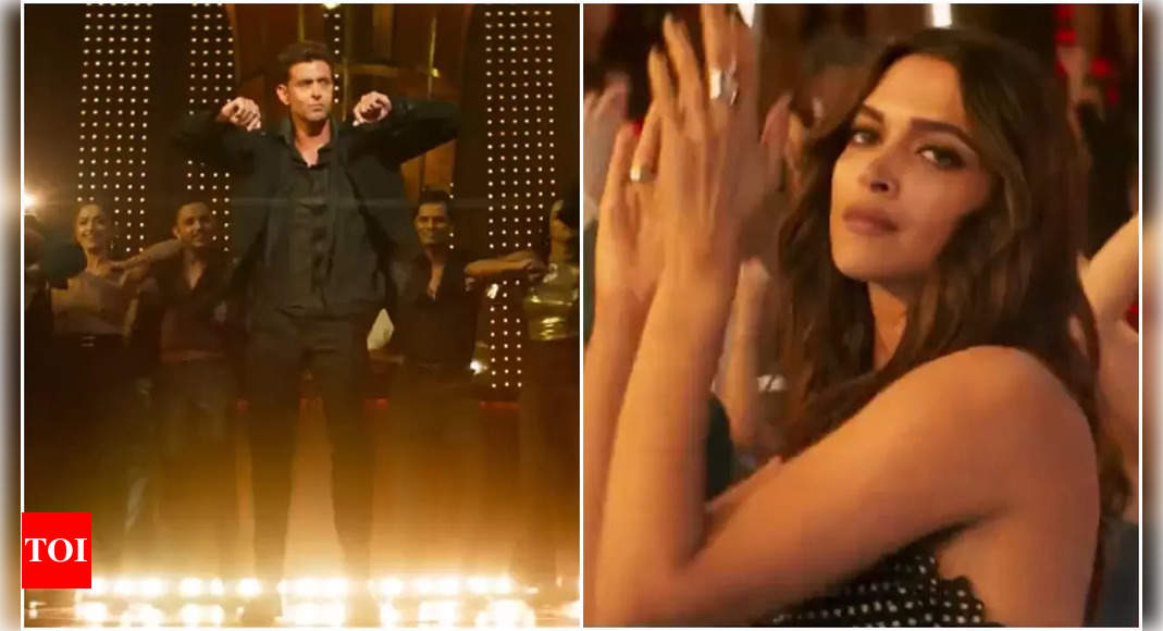 Deepika Padukone, Hrithik Roshan tease fans with a glimpse of their dance number from ‘Fighter’ set to release tomorrow – WATCH | Hindi Movie News