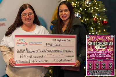 US: Kentucky co-workers win USD 50K from scratch-off lottery tickets
