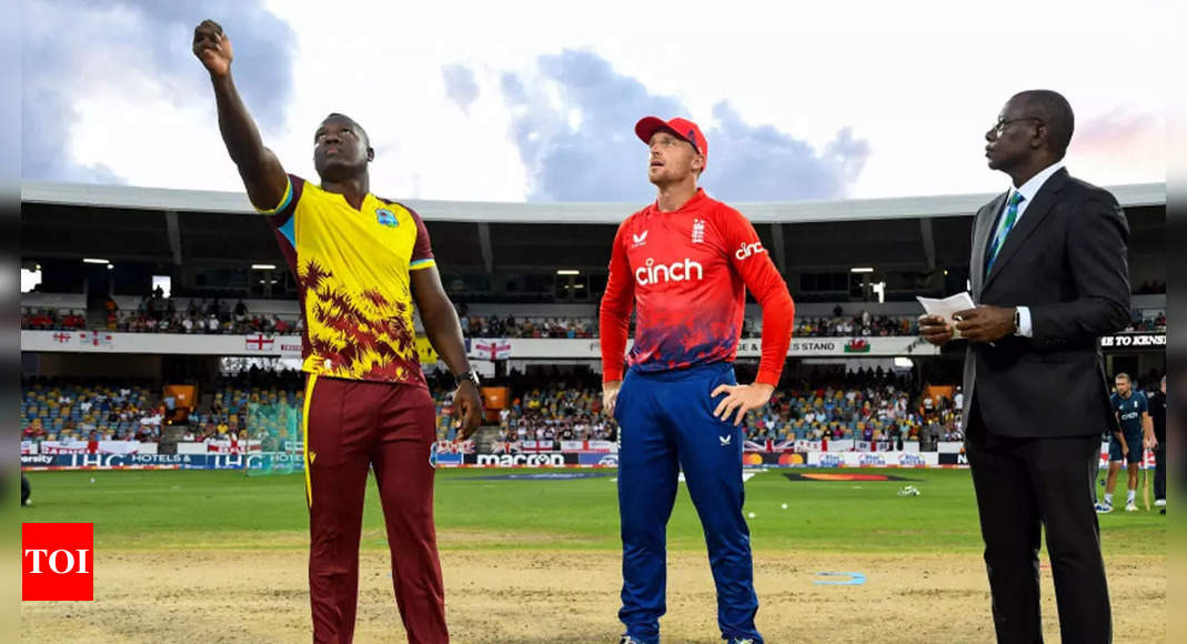 West Indies Vs England 2nd T20I Live Score - The Times Of India