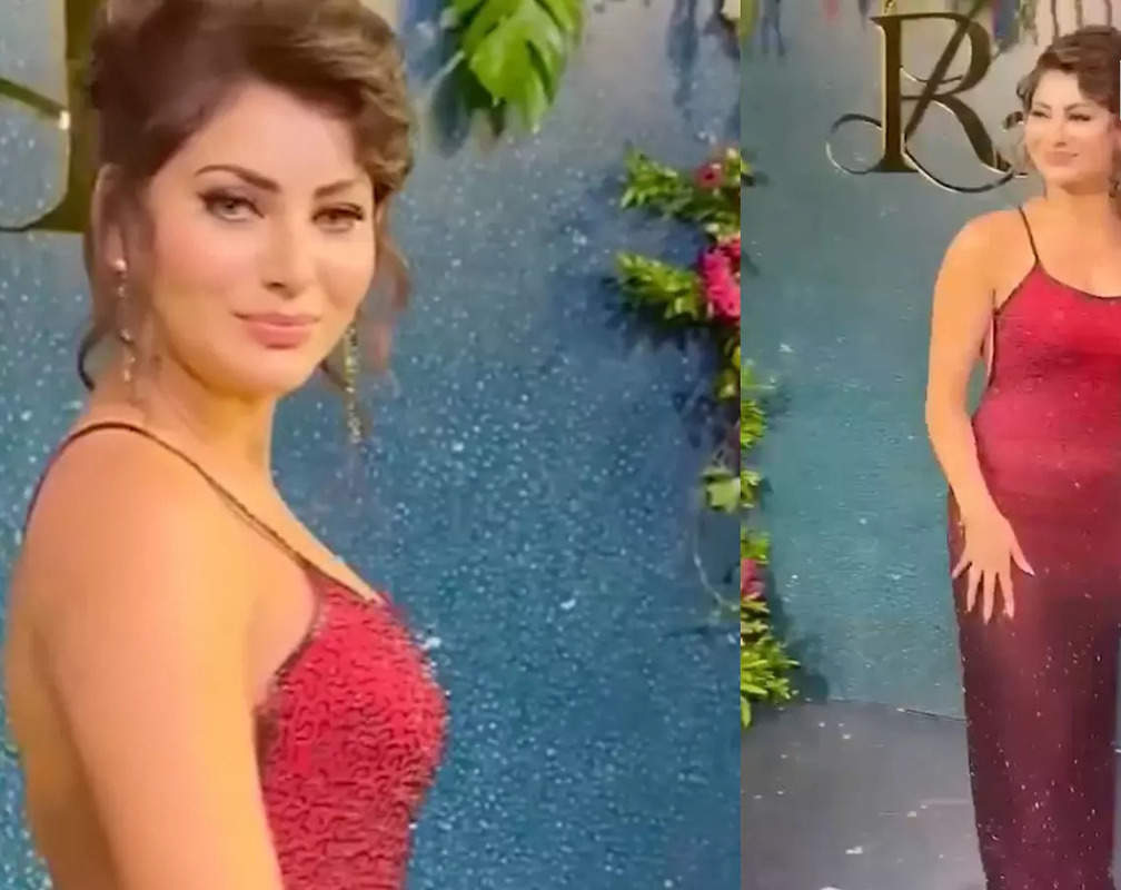 
Urvashi Rautela oozes elegance in backless shimmer dress; gets trolled
