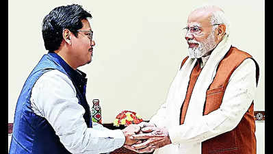 Conrad meets Modi in Delhi, presents report card on devpt